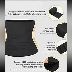 Snatch Me Up Wrap Bandage | Adjust your Waist Tummy Trimmer Sweat Wraps. NWT